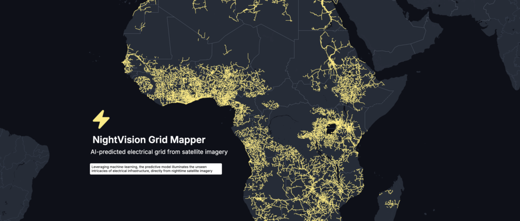 Atlas geospacial maps Africa Electricity